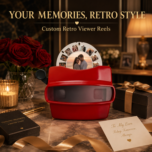Personalized Photo Reel Viewer – Custom Anniversary, Wedding & Couples Keepsake Gift