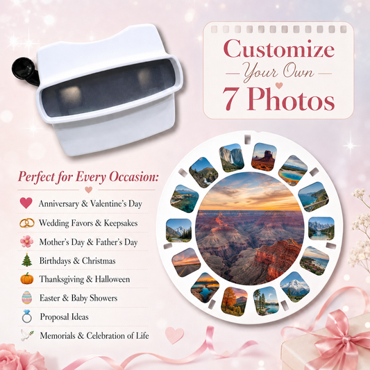 Custom Photo Reel Viewer – Personalized 7-Photo Memory Gift