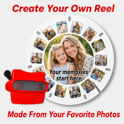 Personalized Photo Viewer with Custom Real Film Reel – A Story You Can Hold