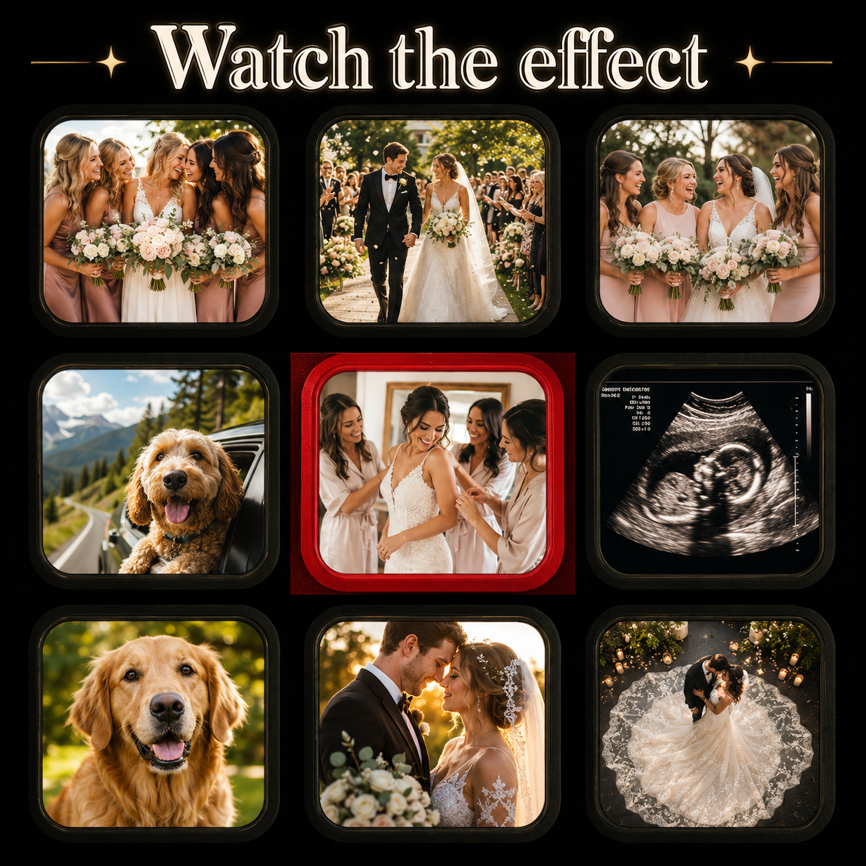 Custom Photo Reel Viewer – Personalized 7-Photo Gift