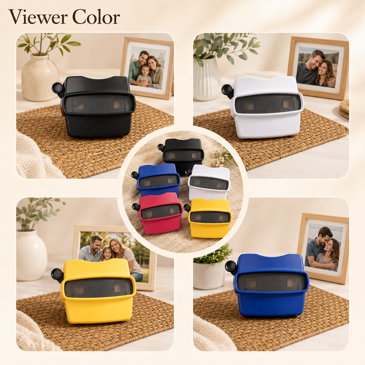 Custom Photo Reel Viewer – Personalized 7-Photo Gift