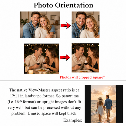 Personalized Photo Viewer with Custom Real Film Reel – A Story You Can Hold